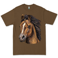 Cacao quarter horse portrait Premium Tee - LillyAllenDesigns