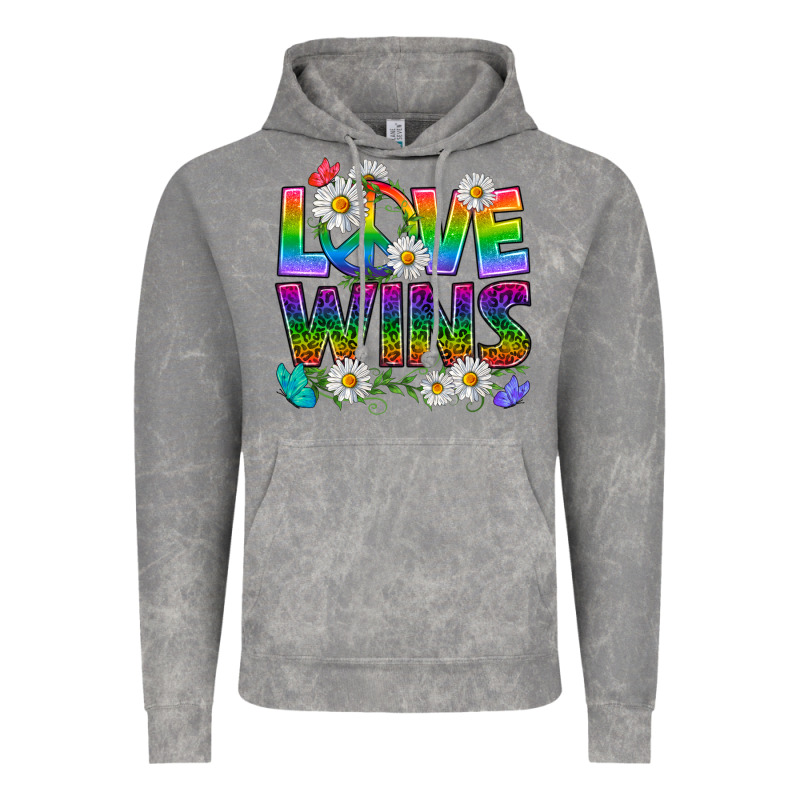 Pride Lgbtq+ Love Wins Vintage Hoodie by BundleAndBundleShop | Teevron