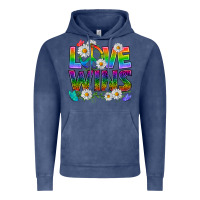 Vintage Denim Pride LGBTQ+ Love Wins Vintage Hoodie - BundleAndBundleShop