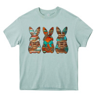 Western Easter Bunnies Heavy Core Tee | Teevron