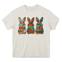 Cream western easter bunnies Heavy Core Tee - Jasminsmagicworld