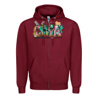Burgundy certified medical assistant Zipper Hoodie - CowGirlArtShop