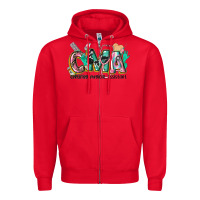 Red certified medical assistant Zipper Hoodie - CowGirlArtShop
