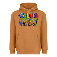 Meerkat Color outside the lines Heavyweight Hoodie - FaDigitalArtStudio