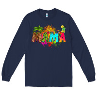 Navy summer mama Long Sleeve Tee - RanaPortraitStore