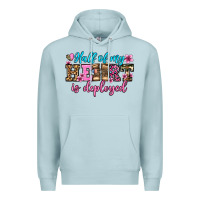 Blue Mist half of my haert is deployed olivia Premium Hoodie - OliviaCreatesArt