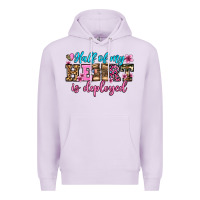 Lilac half of my haert is deployed olivia Premium Hoodie - OliviaCreatesArt