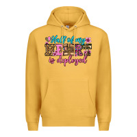 Mustard half of my haert is deployed olivia Premium Hoodie - OliviaCreatesArt