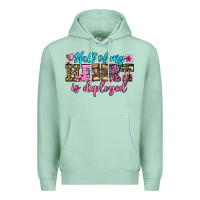 Seafoam half of my haert is deployed olivia Premium Hoodie - OliviaCreatesArt