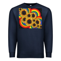 Navy Pride sunflower tumbler Premium Sweatshirt - FaDigitalArtStudio