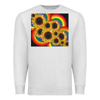 Oatmeal Heather Pride sunflower tumbler Premium Sweatshirt - FaDigitalArtStudio