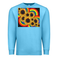Ocean Blue Pride sunflower tumbler Premium Sweatshirt - FaDigitalArtStudio