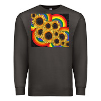 Smoke Pride sunflower tumbler Premium Sweatshirt - FaDigitalArtStudio