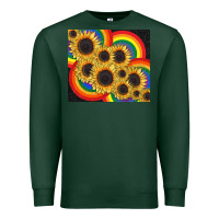 Sports Green Pride sunflower tumbler Premium Sweatshirt - FaDigitalArtStudio
