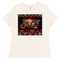 Bone highland cow joy Christmas Ladies Tee - BarkalooDesign