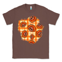 Chestnut Thanksgiving Turkey With Tartan Patch Classic Tee - BundleAndBundleShop