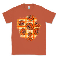 Copper Thanksgiving Turkey With Tartan Patch Classic Tee - BundleAndBundleShop