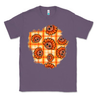 Lavender Thanksgiving Turkey With Tartan Patch Classic Tee - BundleAndBundleShop