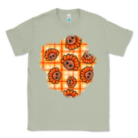 Matcha Thanksgiving Turkey With Tartan Patch Classic Tee - BundleAndBundleShop