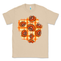 Mushroom Thanksgiving Turkey With Tartan Patch Classic Tee - BundleAndBundleShop