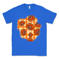 True Royal Thanksgiving Turkey With Tartan Patch Classic Tee - BundleAndBundleShop
