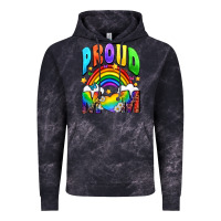 Cloud Black Western Proud Mom Vintage Hoodie - BundleAndBundleShop