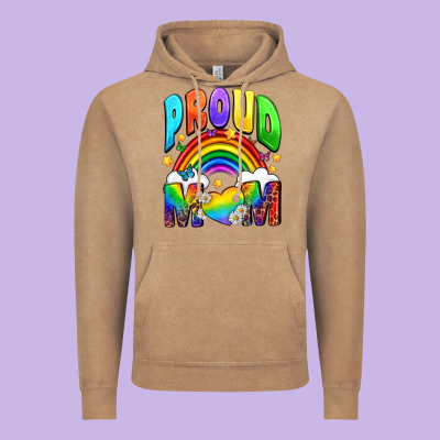 Western Proud Mom Vintage Hoodie Designed By Bundleandbundleshop