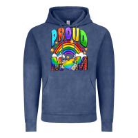 Vintage Denim Western Proud Mom Vintage Hoodie - BundleAndBundleShop