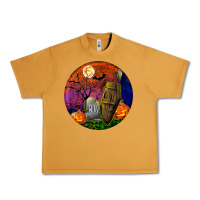 Peanut Butter halloween round Urban Heavy Tee - BundleAndBundleShop