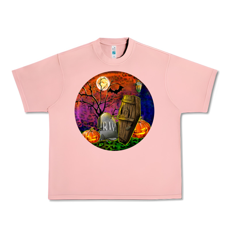 Halloween Round Urban Heavy Tee by BundleAndBundleShop | Teevron