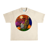 Sandshell halloween round Urban Heavy Tee - BundleAndBundleShop