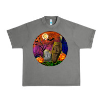 Tornado halloween round Urban Heavy Tee - BundleAndBundleShop