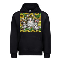 Black easter Urban Hoodie - CowhideDigitalArt