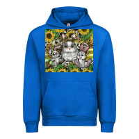 Cobalt easter Urban Hoodie - CowhideDigitalArt