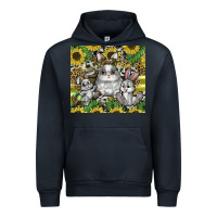 Navy easter Urban Hoodie - CowhideDigitalArt