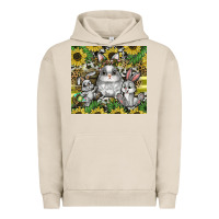 Pigment French Oak easter Urban Hoodie - CowhideDigitalArt