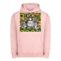 Pigment Salmon easter Urban Hoodie - CowhideDigitalArt
