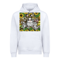 White easter Urban Hoodie - CowhideDigitalArt