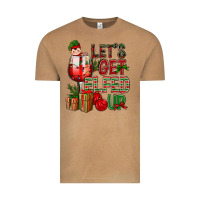 Vintage Camel Let's Get Elfed Up Christmas Vintage Tee - BundleAndBundleShop