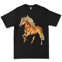 Black Haflinger Horse Premium Tee - LillyAllenDesigns