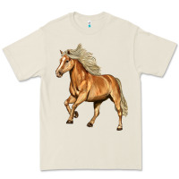 Bone Haflinger Horse Premium Tee - LillyAllenDesigns