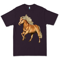 Plum Haflinger Horse Premium Tee - LillyAllenDesigns
