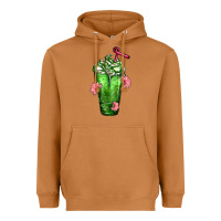 Meerkat Western Cactus Cold Frappe Heavyweight Hoodie - FaDigitalArtStudio