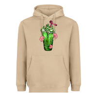 Mushroom Western Cactus Cold Frappe Heavyweight Hoodie - FaDigitalArtStudio