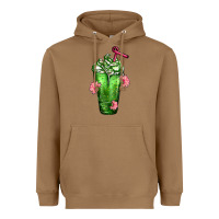 Toasted Coconut Western Cactus Cold Frappe Heavyweight Hoodie - FaDigitalArtStudio