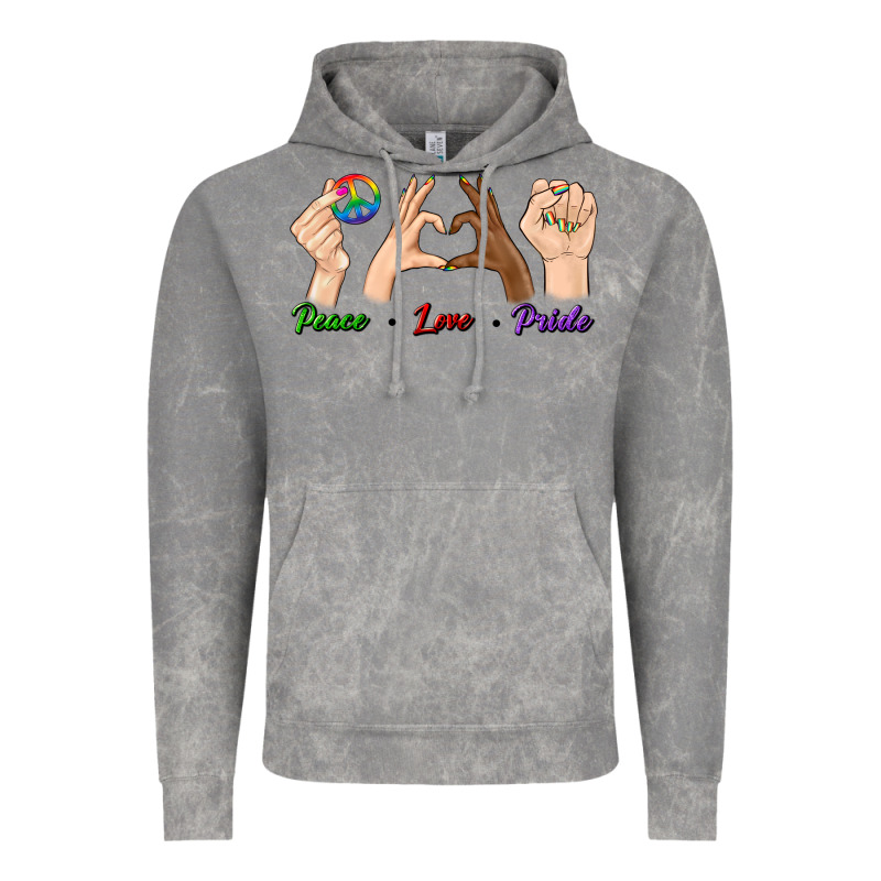 Peace Love Pride Vintage Hoodie by BundleAndBundleShop | Teevron