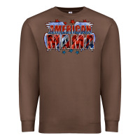 American Mama Mother's Day Premium Sweatshirt | Teevron
