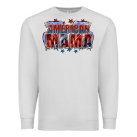Dove Grey American Mama Mother's Day Premium Sweatshirt - FaDigitalArtStudio