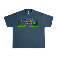 Midnight Navy thick thighs and spooky vibes libbey glass Urban Heavy Tee - BundleAndBundleShop