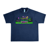 Navy thick thighs and spooky vibes libbey glass Urban Heavy Tee - BundleAndBundleShop